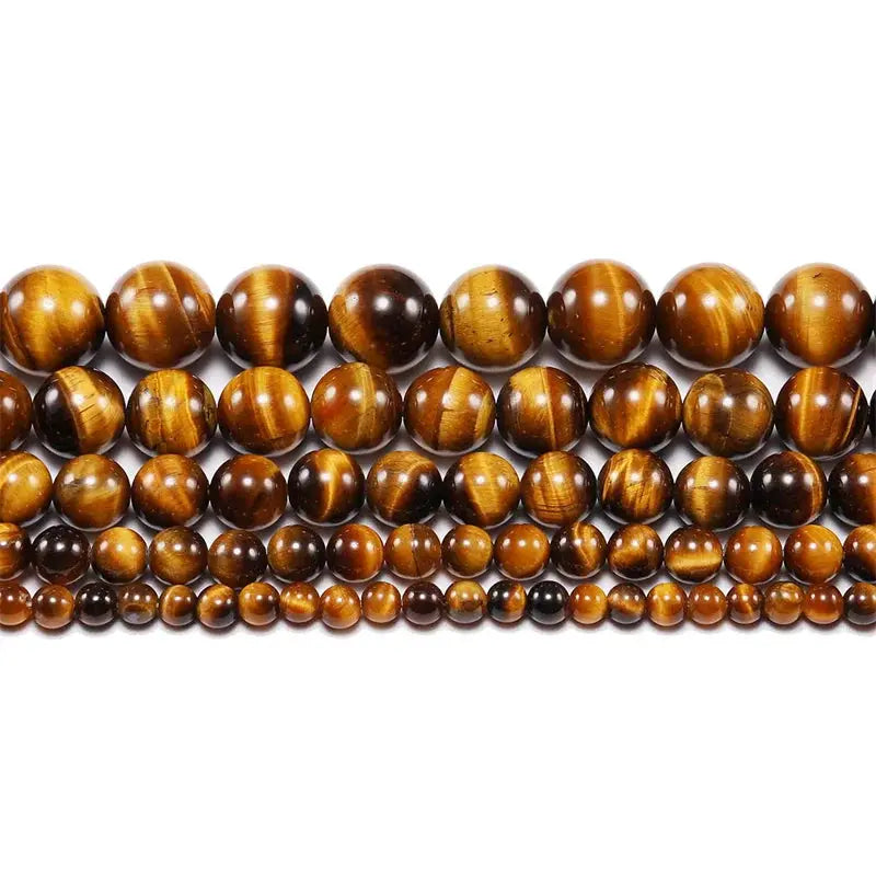 Natural Tiger Eye Beads Round Spacer Beads For Jewelry Making DIY Charms Bracelet Necklace 4mm 6mm 8mm 10mm 12mm