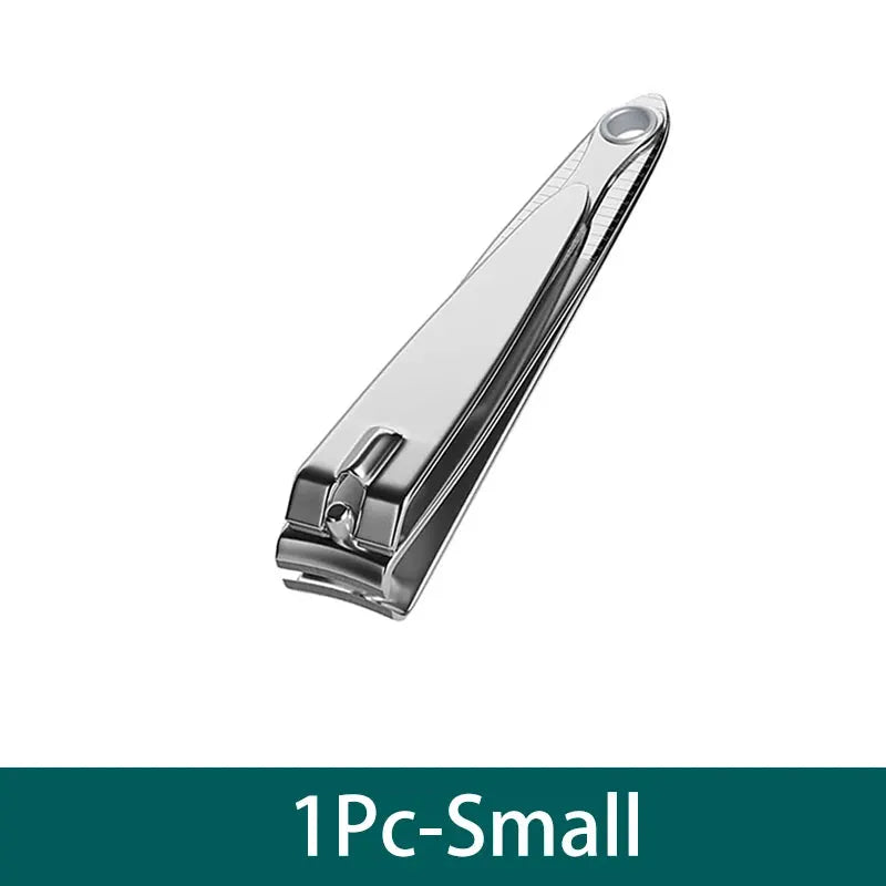 Splash Resistant Nail Clippers Stainless Steel For Hard Nails Durable Wide Jaw Grooming Tool
