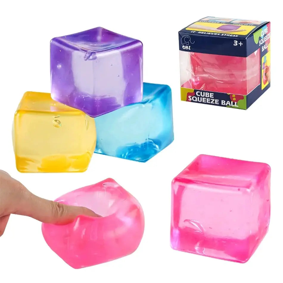 Nee Doh Nice Cube Cute Bear Maltose Stress Relief Toy That Relieves Anxiety Relax And Grip Desktop Decorative Gift Box