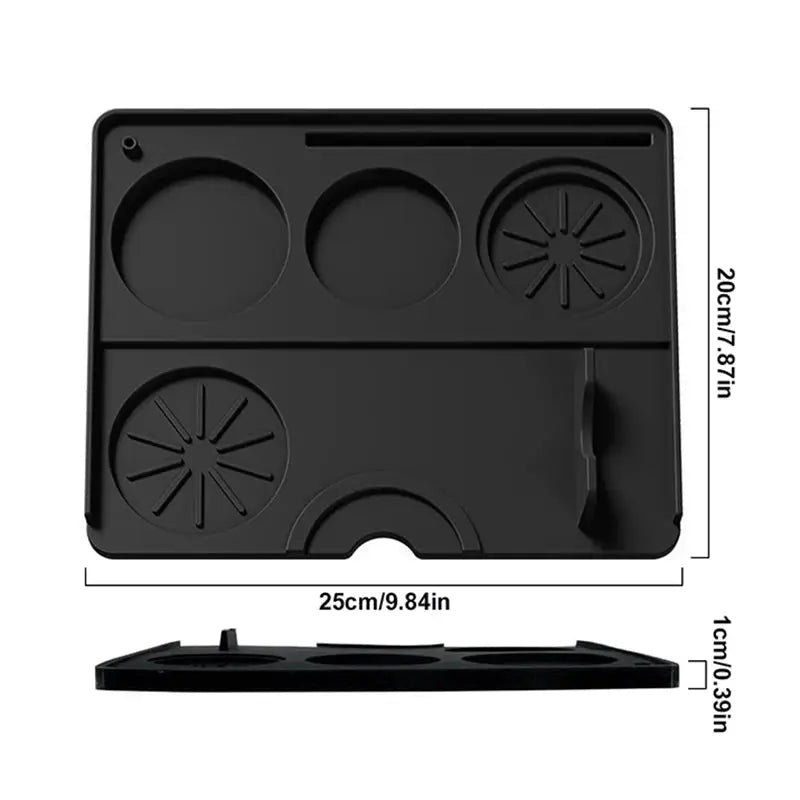 Silicone Tamping Mat Non Slip Holder Pad For Espresso Coffee Press Cushion Tamp Station For Home And Cafe