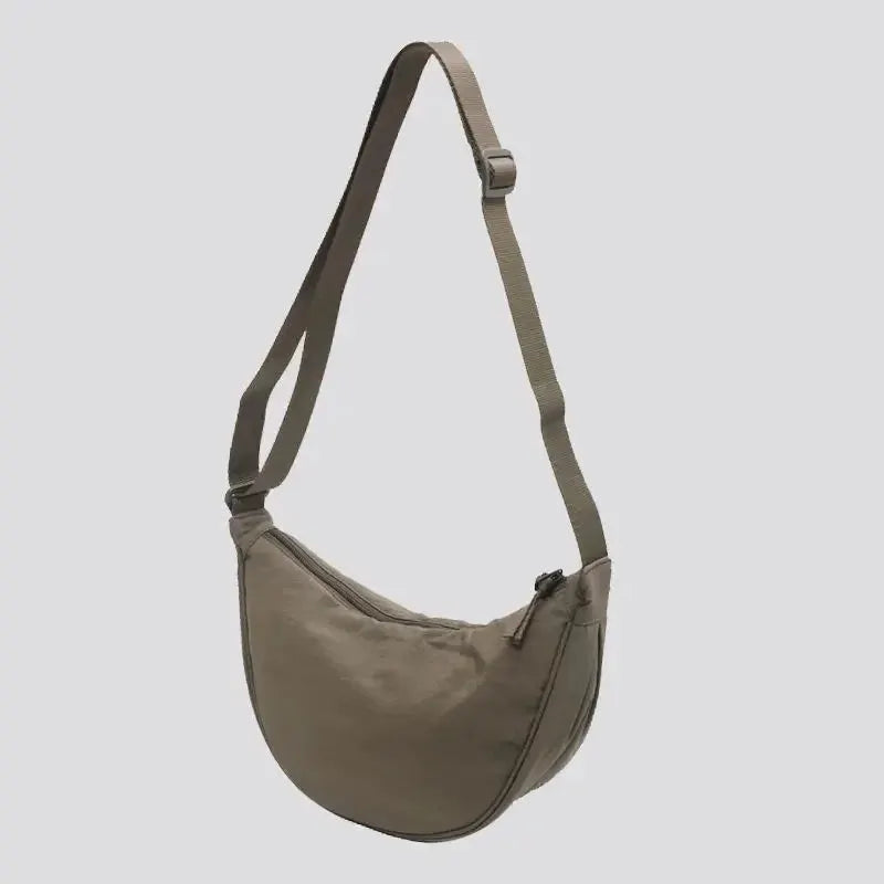 Womens Nylon Hobo Messenger Bag Vintage Style Durable Everyday Carry Adjustable Shoulder Strap