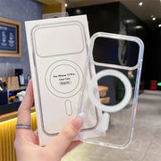 NovaCase MagSafe Transparent Back Case For iPhone 17 Series And Earlier Models Hard Clear Protection