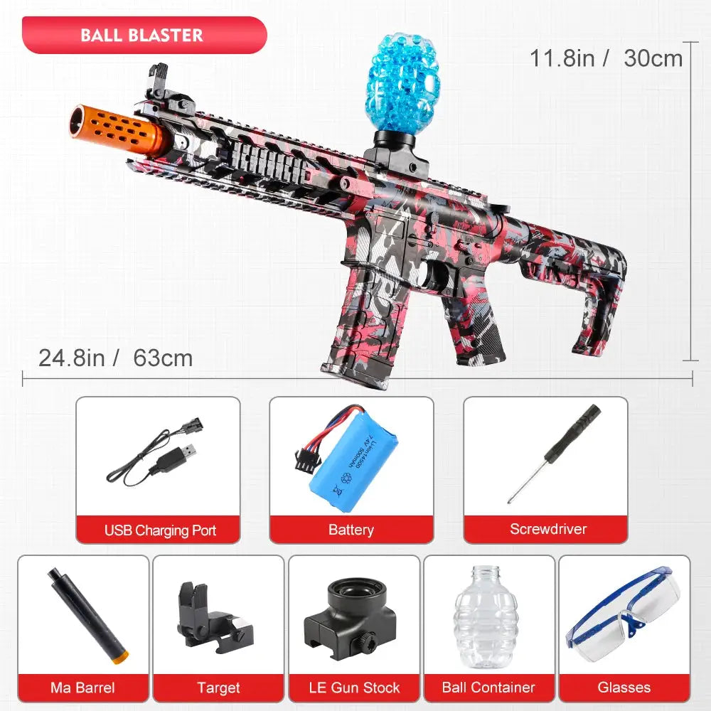 M416 Electric Blaster Gun Toy Rechargeable Automatic Outdoor Toy for Team Activities Perfect Gift Bullets Excluded