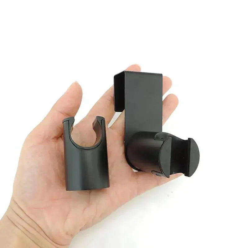 Handheld black bidet spray gun accessory set with hose holder and mounting bracket (2 pieces) Simples Market