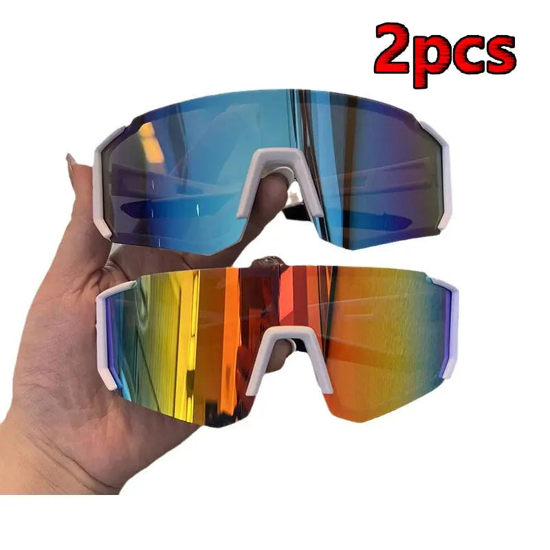 TrailGuard Outdoor Sports Glasses Set Two Piece UV400 Lenses Block UVA UVB Rays Sandproof Eye Protection for Activities