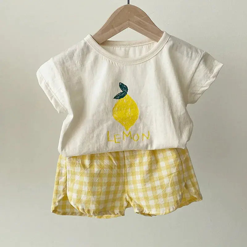 Cotton Baby Pajama Sets For Toddlers Sleeveless Summer Nightwear Kids Cartoon Homewear Comfortable Sleepwear