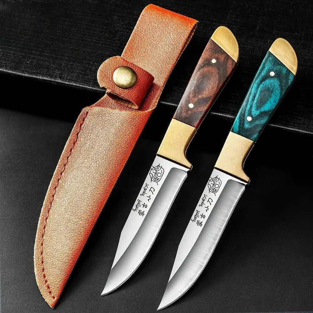 Mongolian Boning Knife Cleaver Stainless Steel Kitchen Knife Cover