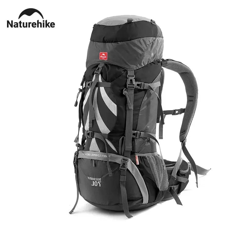 Naturehike 70L Camping Backpack Ergonomic Large Capacity Hiking Backpack With Rain Cover For Men Outdoor Travel Trekking