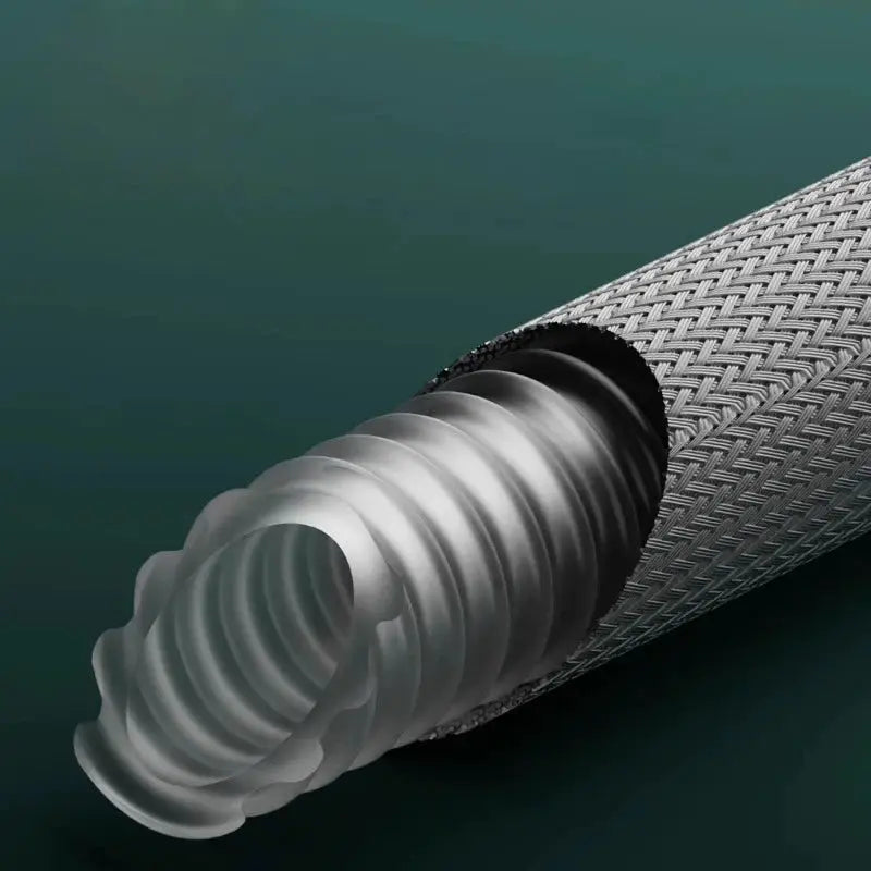 Shower hose Simples Market, braided stainless steel, 1.5m/2m G1/2 flexible bathroom pipe