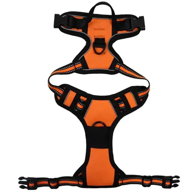 Reflective Adjustable Breathable Vest Chest Strap Harness For Small Medium Large Dogs Cats Puppies Pet Collar Accessory