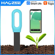 Haozee Tuya Smart Bluetooth Soil Tester Thermo Hygrometer With Temperature Humidity Meter For Garden Automation