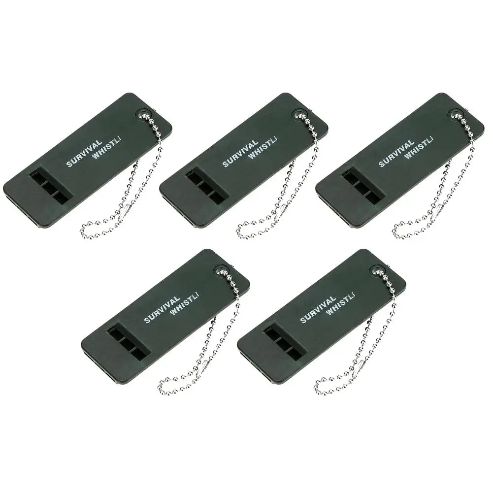 Three Frequency High Decibel Survival Whistle For Outdoor Hiking Camping Hunting Emergency Signaling Tool