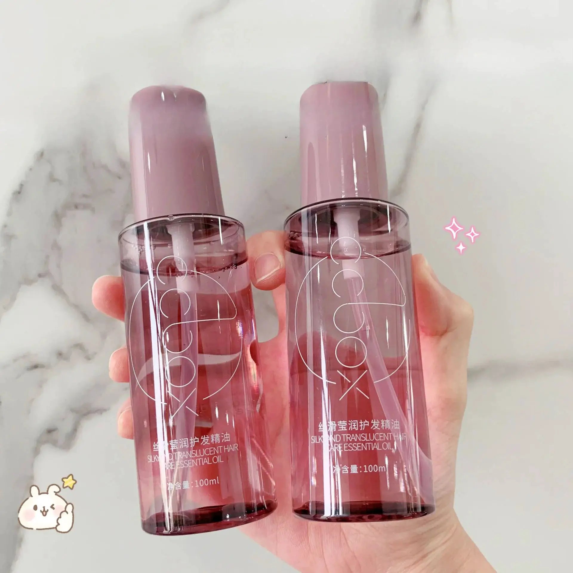 100ml Hair Care Essential Oil for Dry Hair Long Lasting Fragrance Smooth Hair Gift for Girlfriends and Moms