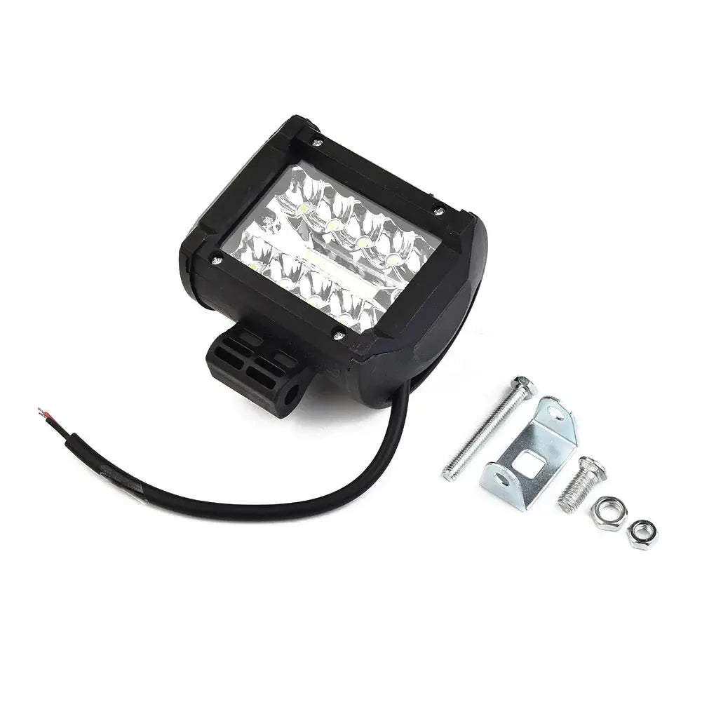 12V 60W LED Light Bar Offroad Spot Flood Combo For Trucks Cars SUVs ATVs UTVs 4WD Work Light