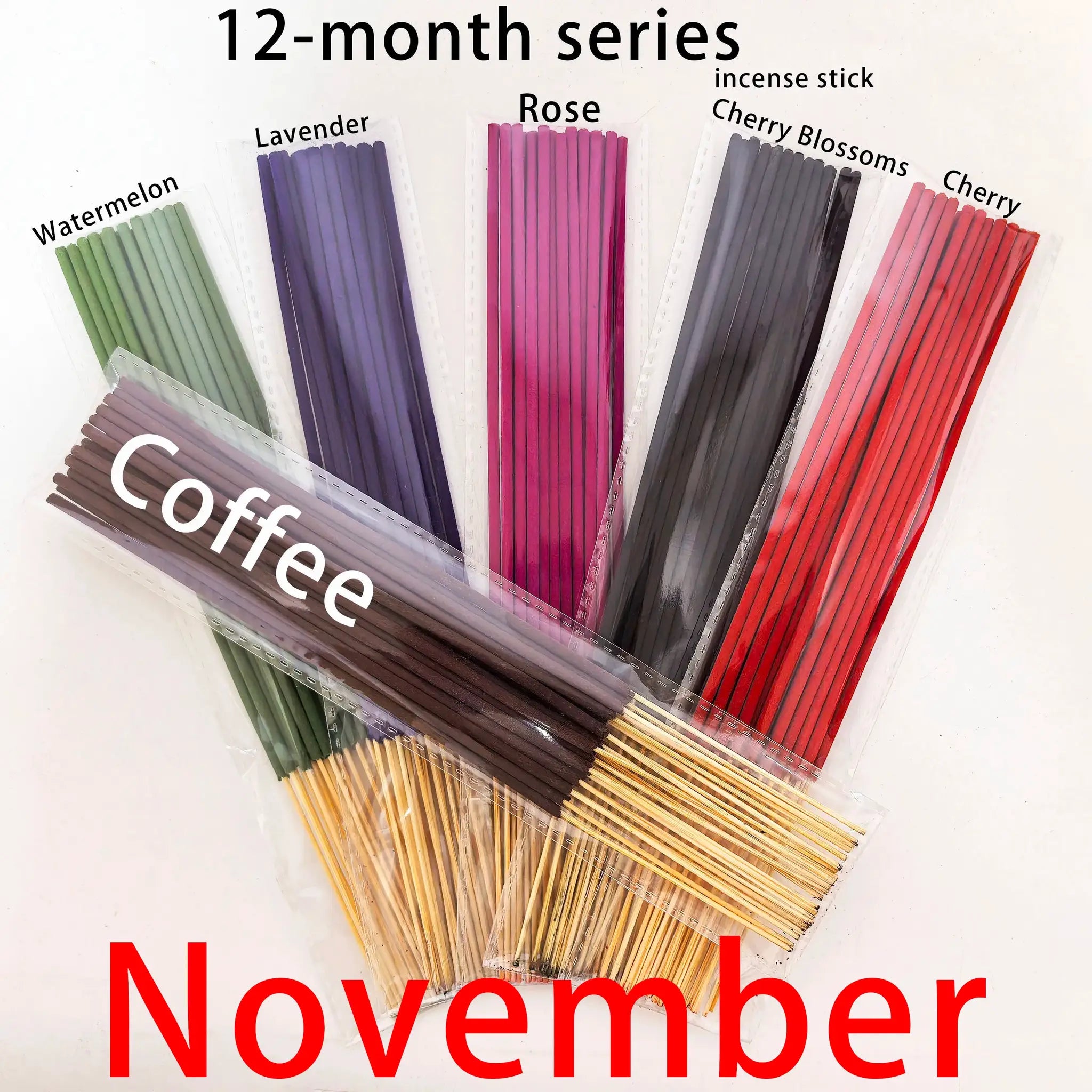 6 Sets Of 126 Incense Sticks Assorted Scents For Purification Meditation Yoga And Home Use Gift