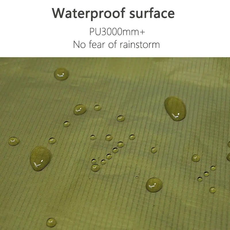 Waterproof Tent Tarp With 19 Hang Points For Outdoor Camping Survival Shelter Sun Shade Awning 4x4 3x3 3x4 Lightweight