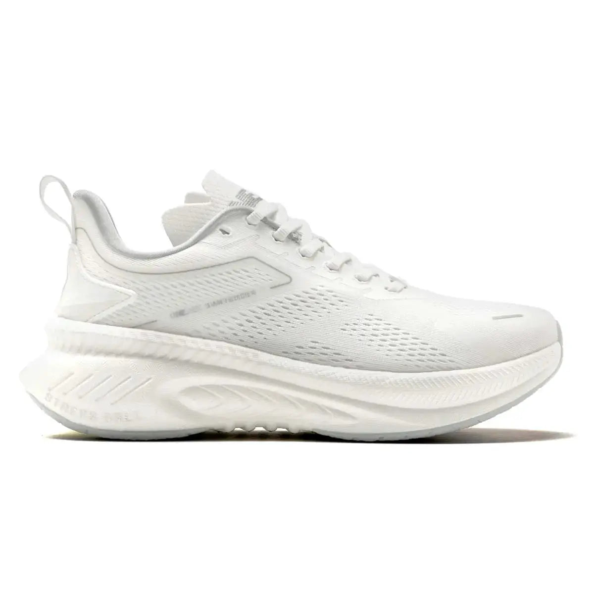 ONEMIX breathable mesh summer running shoes, white, lace-up sneakers for men and women