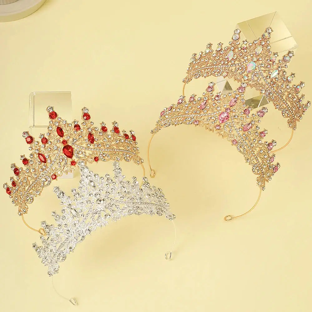 Multicolor Crown Headband For Girls Age 7 To 13 Perfect For Birthday Parties And Wedding Performances