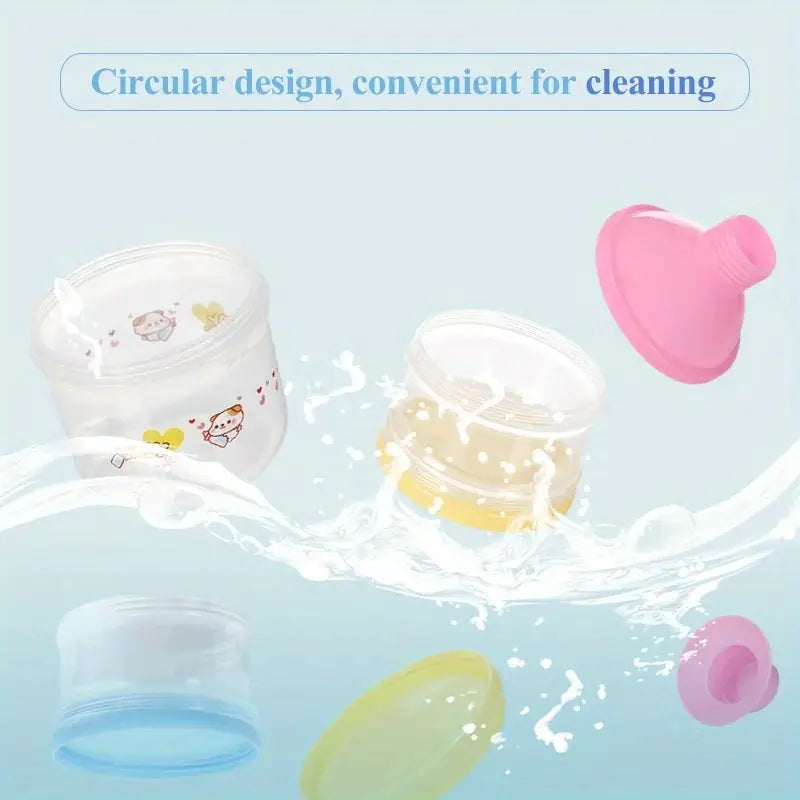 MAMIJOY Baby Milk Powder Box Five Grid Independent Layers Large Capacity Multi Layer Organizer
