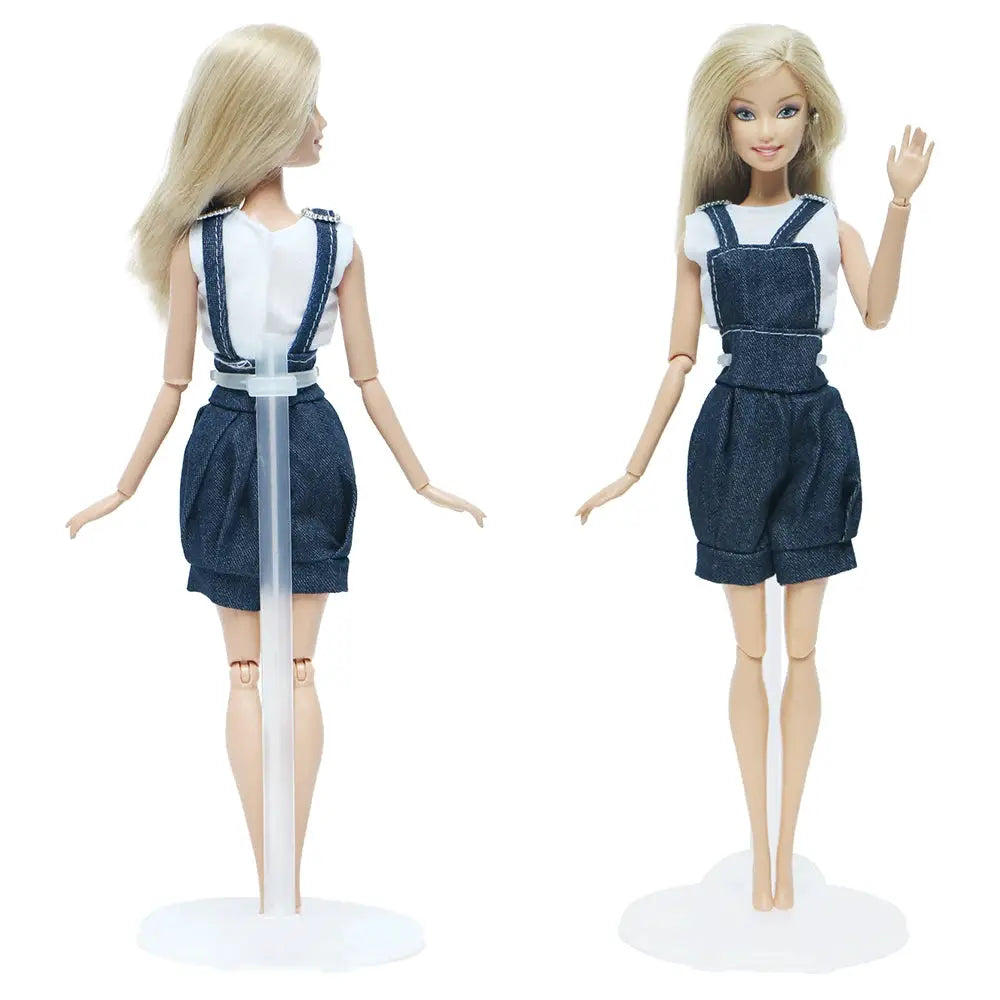 10 Or 20 PCS Transparent Stand Supports For Dolls And Figures Clear Display Holder For Mannequins