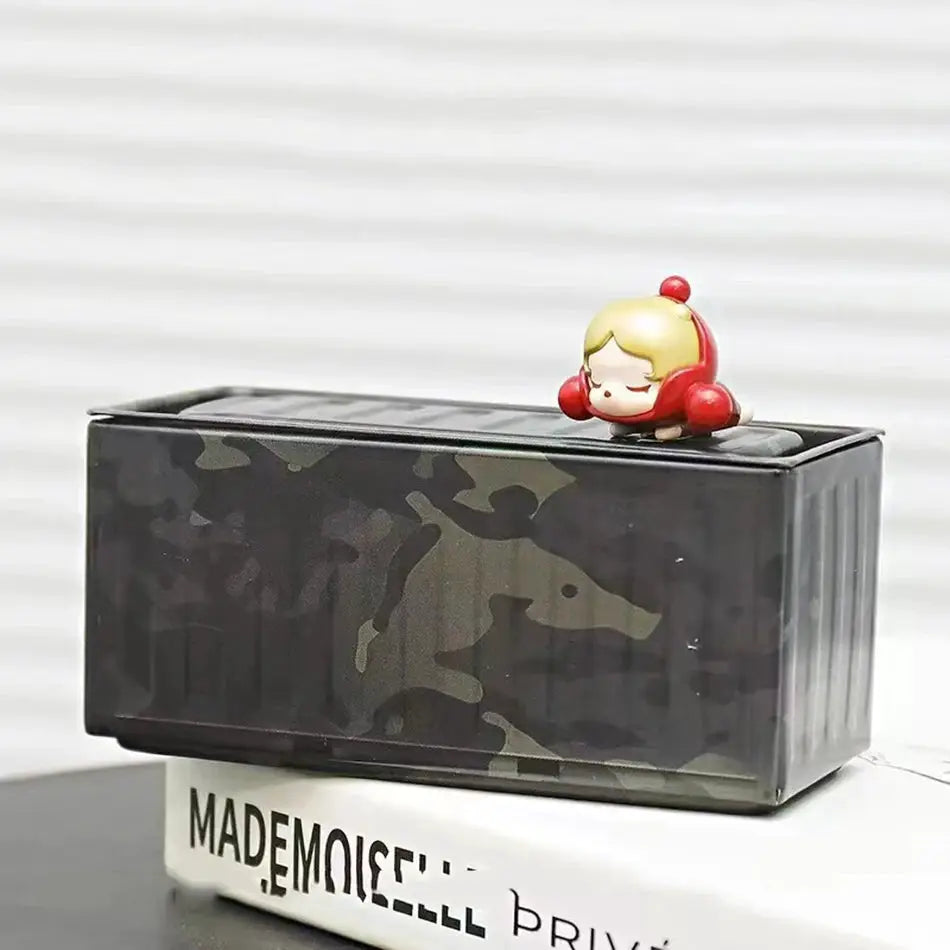 Mini Iron Storage Box Miniature Desktop Organizer Sea Freight Container Design Creative Decoration For Collectors Gift