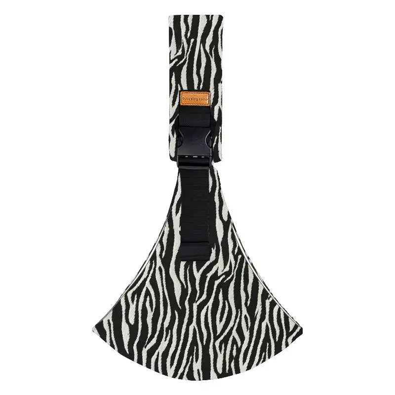 LumaBaby Leopard Pattern Front Hug Baby Carrier Ergonomic Waist Stool For Comfortable Outings Up To 20 Kg