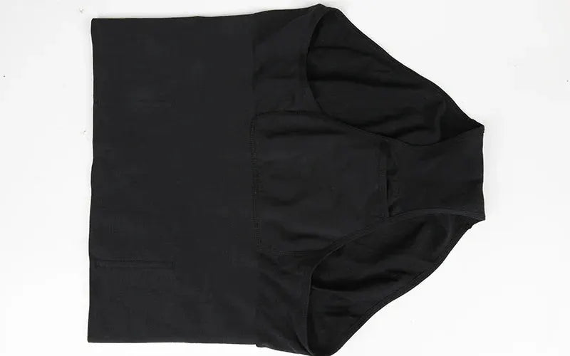 Miss Moly men's high-waist shapewear shorts, black, double-layer tummy control from Simples Market