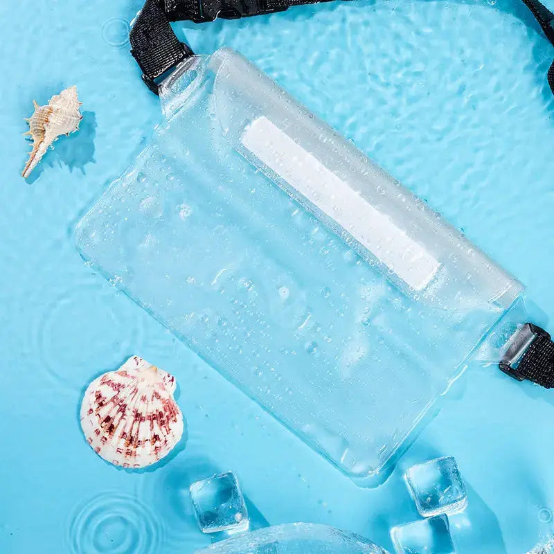 Three Layer High Waterproof Sealing Swimming Bag Large Transparent Dry Pouch For Iphone And Mobile Phones