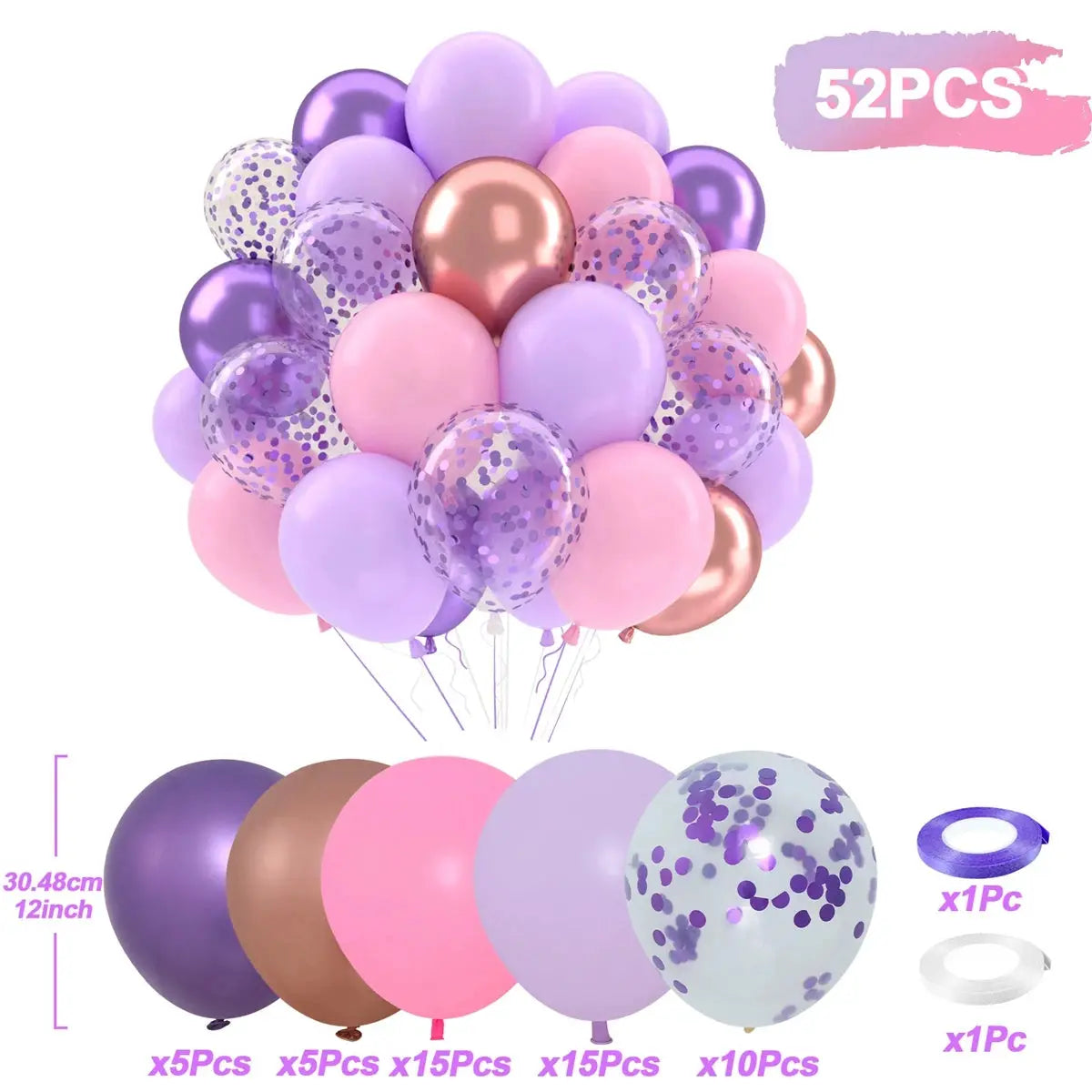 Metallic Pearl Latex Balloons Confetti Gold Set 31 36 37 51 101 Pcs For Birthday Weddings Baby Shower Decor