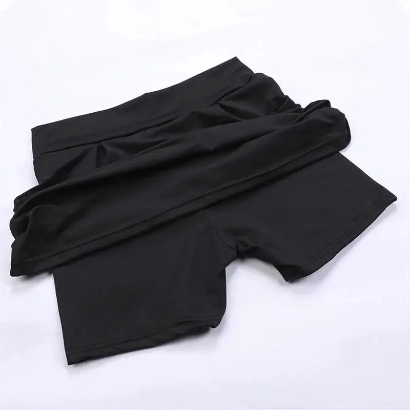 DF Activewear Summer Women Sprints Tennis Dance Fitness Quick Dry High Waist Mini Skirts For Summer Sports