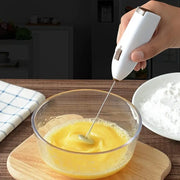Handheld Electric Egg Beater Milk Frother Battery Powered Coffee Mixer Milk Foamer Kitchen Tool
