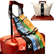 AirVoyage Aircraft Printed Nylon Luggage Strap Durable Travel Accessory With Vibrant Geometric Print For Easy ID