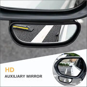 Adjustable Wide Angle Side Mirror Blind Spot Convex Rear View Mirror For Car Reverse Parking Auxiliary