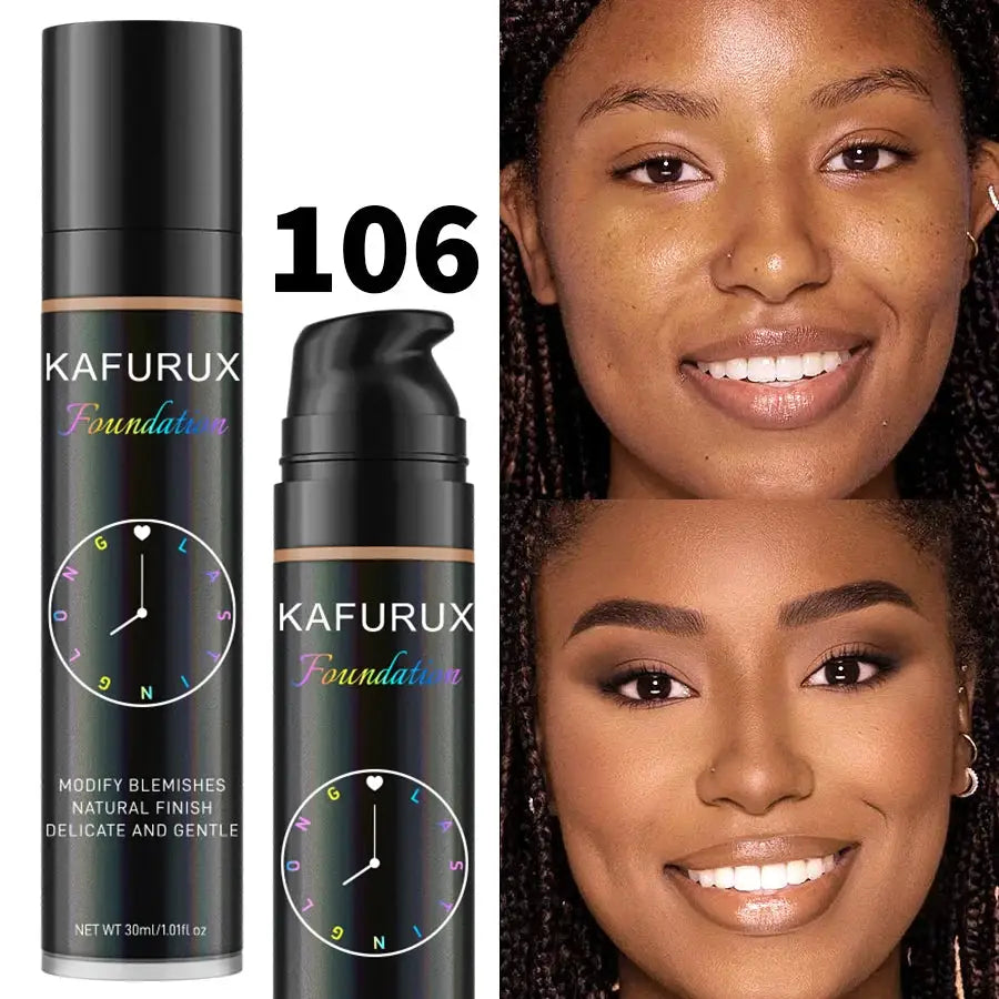 Korean Beauty Pro Foundation 8 Color Liquid Foundation With Concealer Waterproof Sweatproof Face Base Cosmetics Gift Set