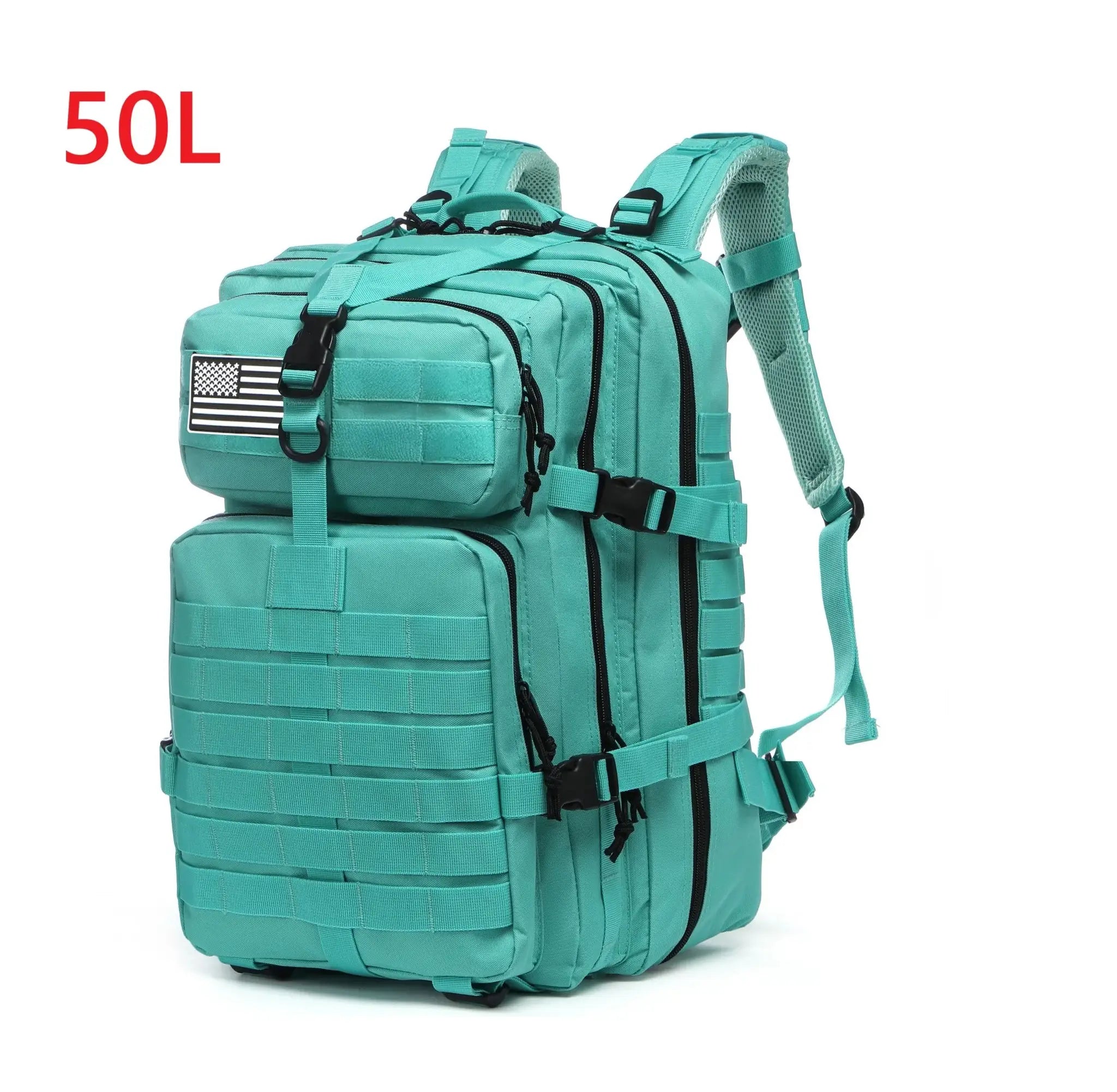 TrailMaster Tactical Backpack 25L 50L Waterproof Nylon For Outdoor Trekking Hiking Fishing Hunting Camping