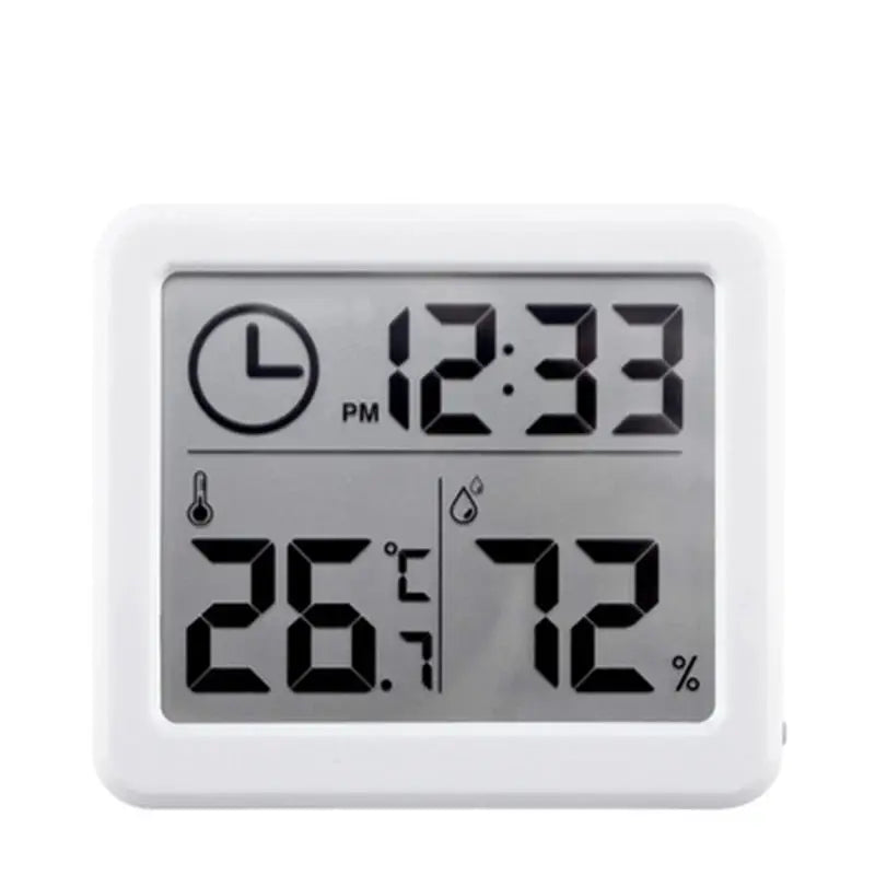 NIDITON Digital Clock Desk Clock With Temperature And Humidity Wall Clock For Home Office Kitchen Decor