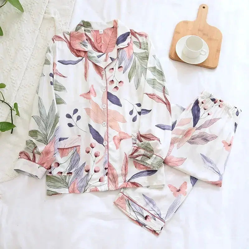 SilkyNest 100 Percent Viscose Pajama Set For Women Long Sleeve Trousers Plus Size 3XL Breathable Spring And Summer Nightwear