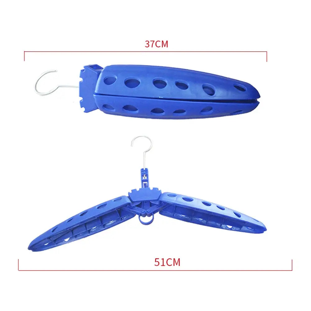 Dezition Foldable Wetsuit Hanger for Diving Drysuit Surf Gear Stand Durable Plastic Rack