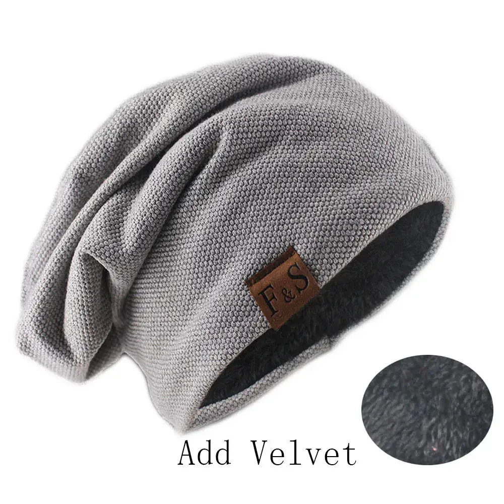 Unisex Fashion Bonnet Hat Knitted Solid Color Beanie For Men And Women Autumn And Spring Soft Hip Hop Turban Style