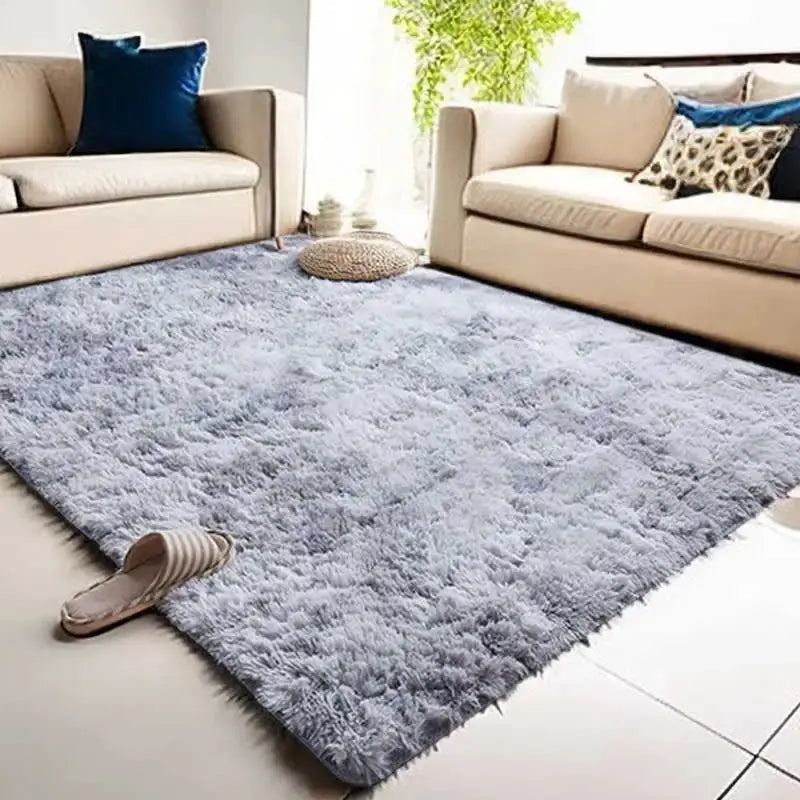 Fluffy Plush Velvet Carpet Rug for Living Room and Bedroom Lounge Soft Floor Mat for Kids Decoration