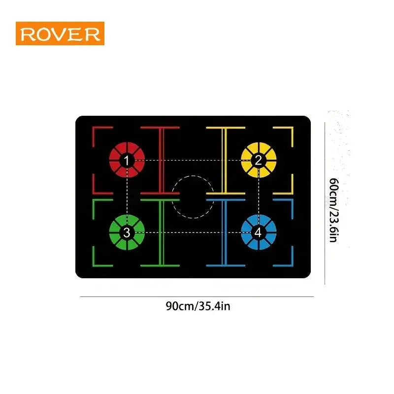 Basketball Training Mat Non Slip Soundproof Indoor Ball Control Dribbling Drills for Children and Adolescents