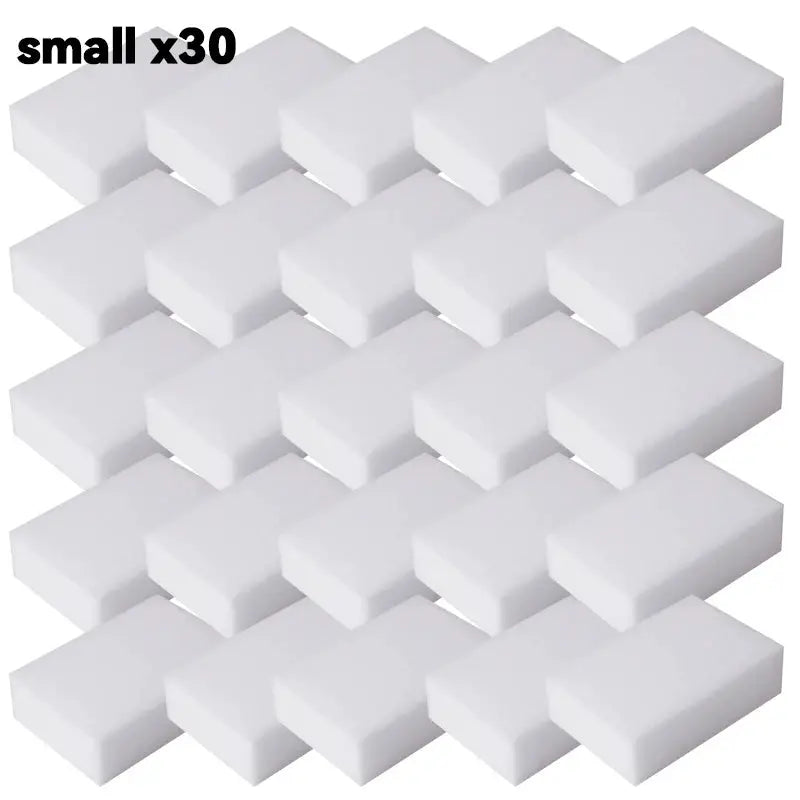 EcoClean Melamine Sponge Magic Eraser 50 Pack Non Toxic Antibacterial Cleaning Sponges For Kitchen And Bathroom