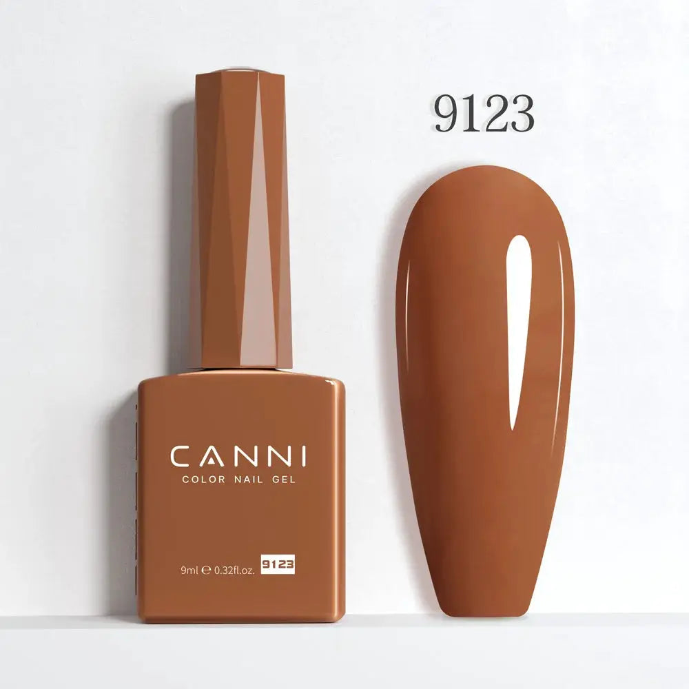 Canni Hema Free Nail Gel Polish Christmas Red Collection Semi Permanent 9ml Long Lasting Shine