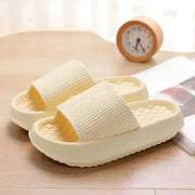 CloudWalk Women Thick Platform Cloud Slippers With EVA Sole And Pillow Cushioned Comfort Non Slip For Summer Beach Home