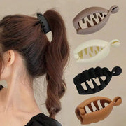 VelvetWave Twist Banana Clip Set Vertical Ponytail Clips For Volume And Secure Hold Back Or Top Of Head