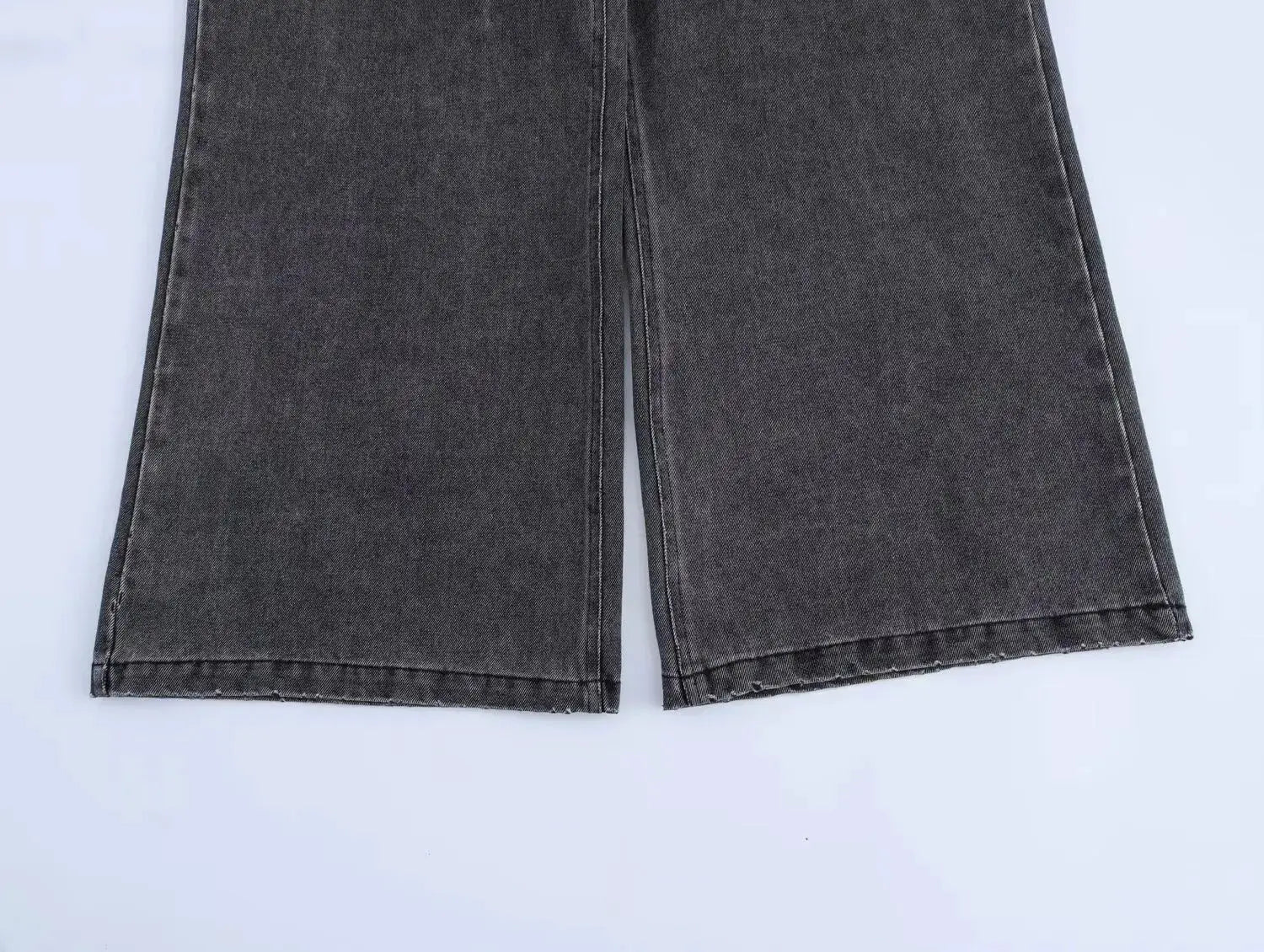 2024 Jeans Set For Women Turn Down Collar Casual Top High Waist Denim