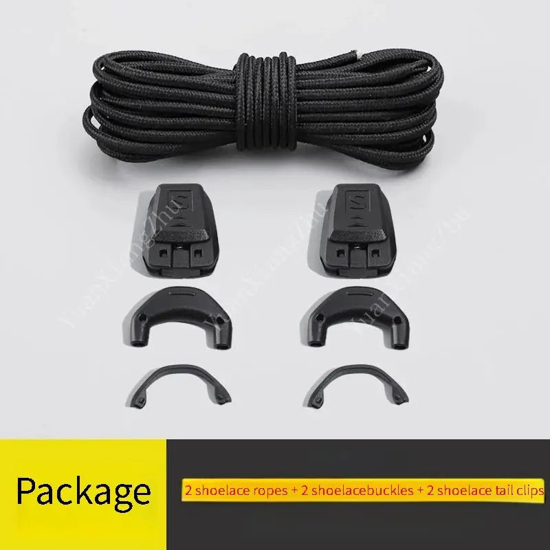No Tie Round Elastic Tennis Shoe Laces For Adults And Kids Quality Running Sneakers Shoelaces Black White Accessories