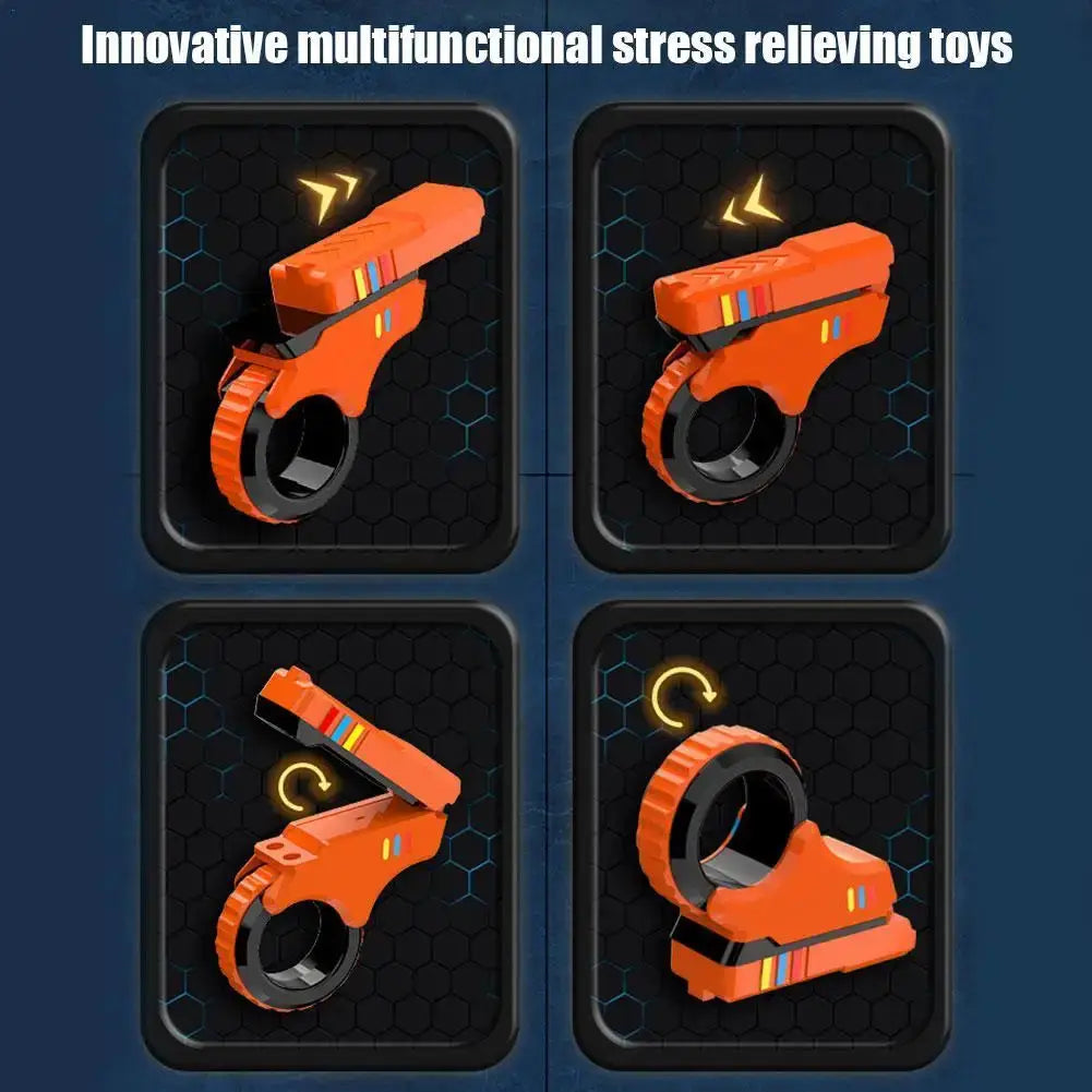 Rotary Finger Sliders Fidget Toy 3D Printed Textured Slider For Stress Relief And Focus At Office