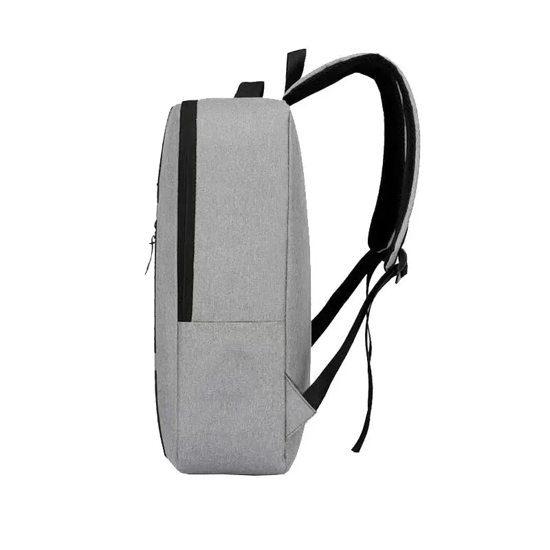 Simples Market gray school backpack for men and women, suitable for business, industrial use and travel