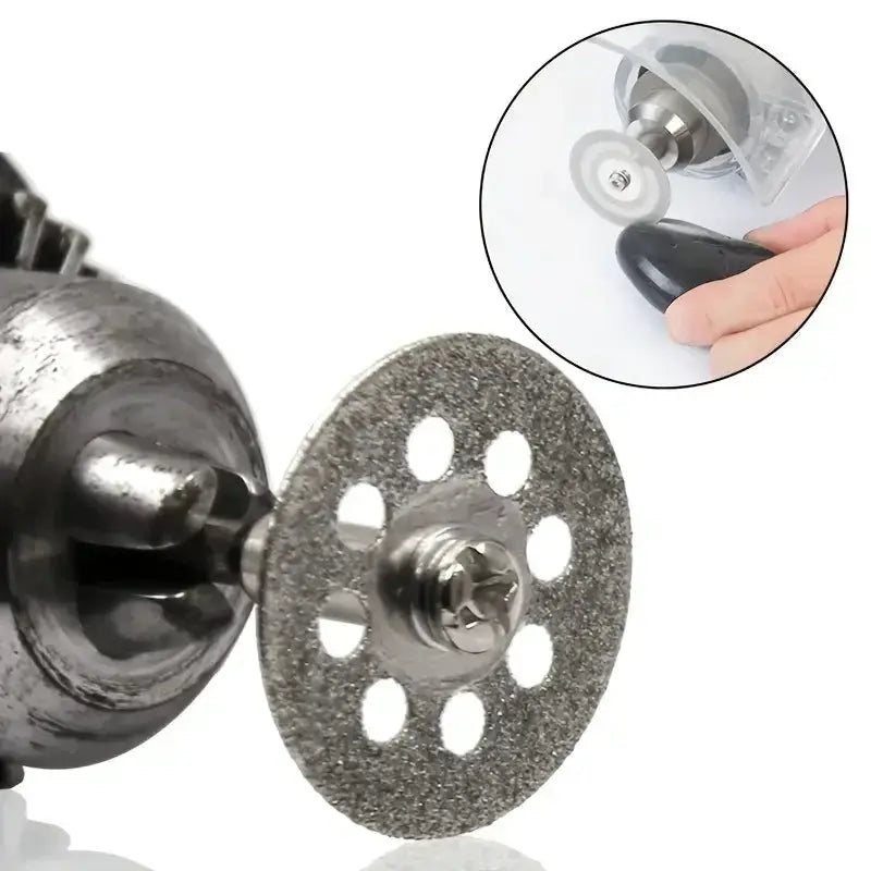 12 Piece Set 22mm HSS Cutting Discs For Dremel Rotary Tool Metal Cut Off Circular Saw Blades